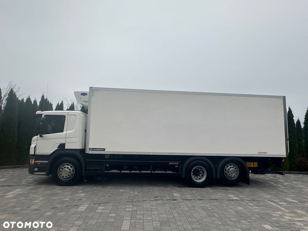 Scania / P360 / 6X2 / CHŁODNIA 7,7 m / Carrier / WINDA / - 14