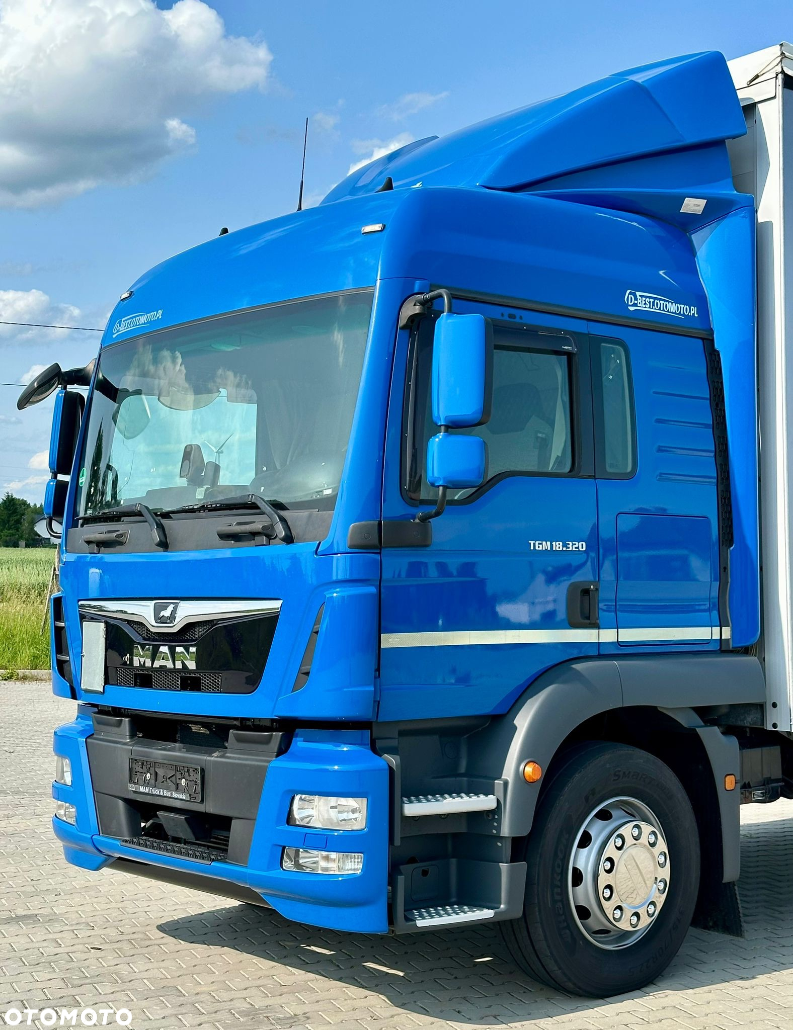 MAN TGM 18.320 / FIRANKA / 20 EUROPALET / 8.3 M DŁUGOŚCI / AUTOMAT / SYPIALKA / 2018 ROK / 9 809 KG ŁADOWNOŚCI - 7