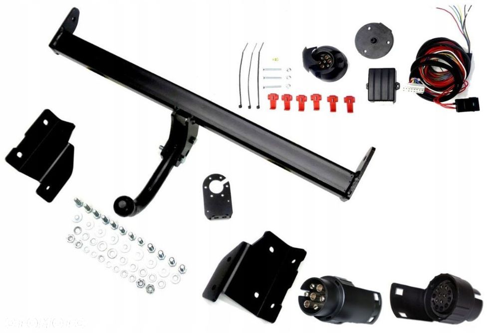 Nowy Kompletny Hak Holowniczy+ Kula + Moduł z Wiązką Uniwersalną + Gniazdo elektr. BEZ CIĘCIA ZDERZAKA do Kia Sportage 3 III + Hyundai IX35 Suv Od 2010 do 2015 GRATIS ADAPTER 7/13 - 3