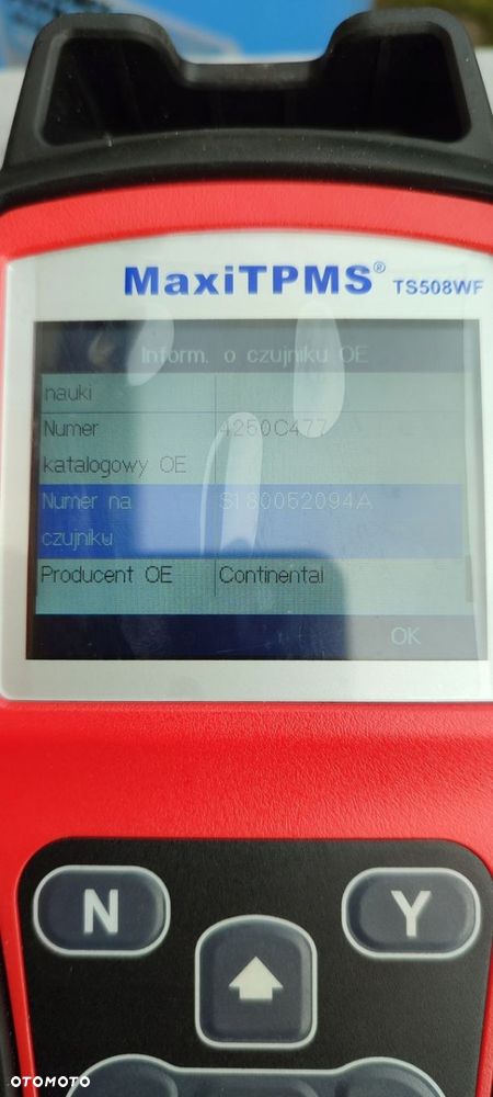 Czujniki Ciśnienia Kół Oryg. Mitsubishi SpaceStar 4250C275 A2C37819407 Bdb - 15