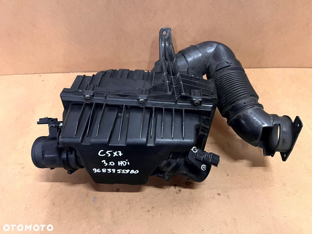 CITROEN C5 X7 LIFT 2012- 3.0 HDI OBUDOWA FILTRA POWIETRZA PRZEPŁYWOMIERZ 9683955980