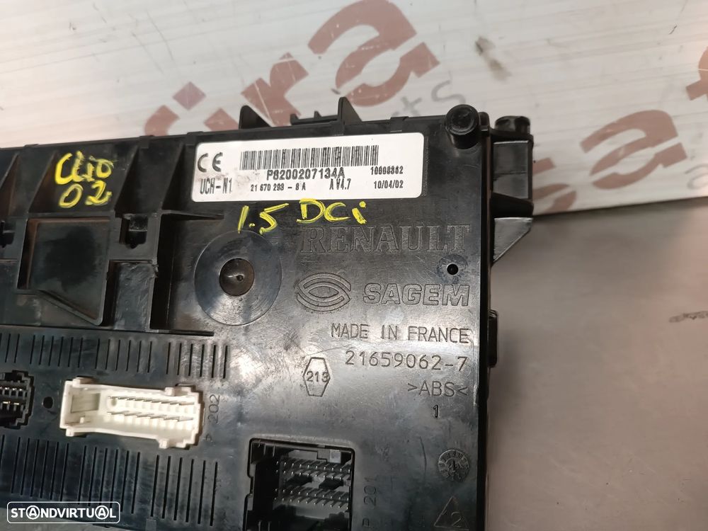 MODULO UCH N1 RENAULT CLIO II 8200207134A - 2