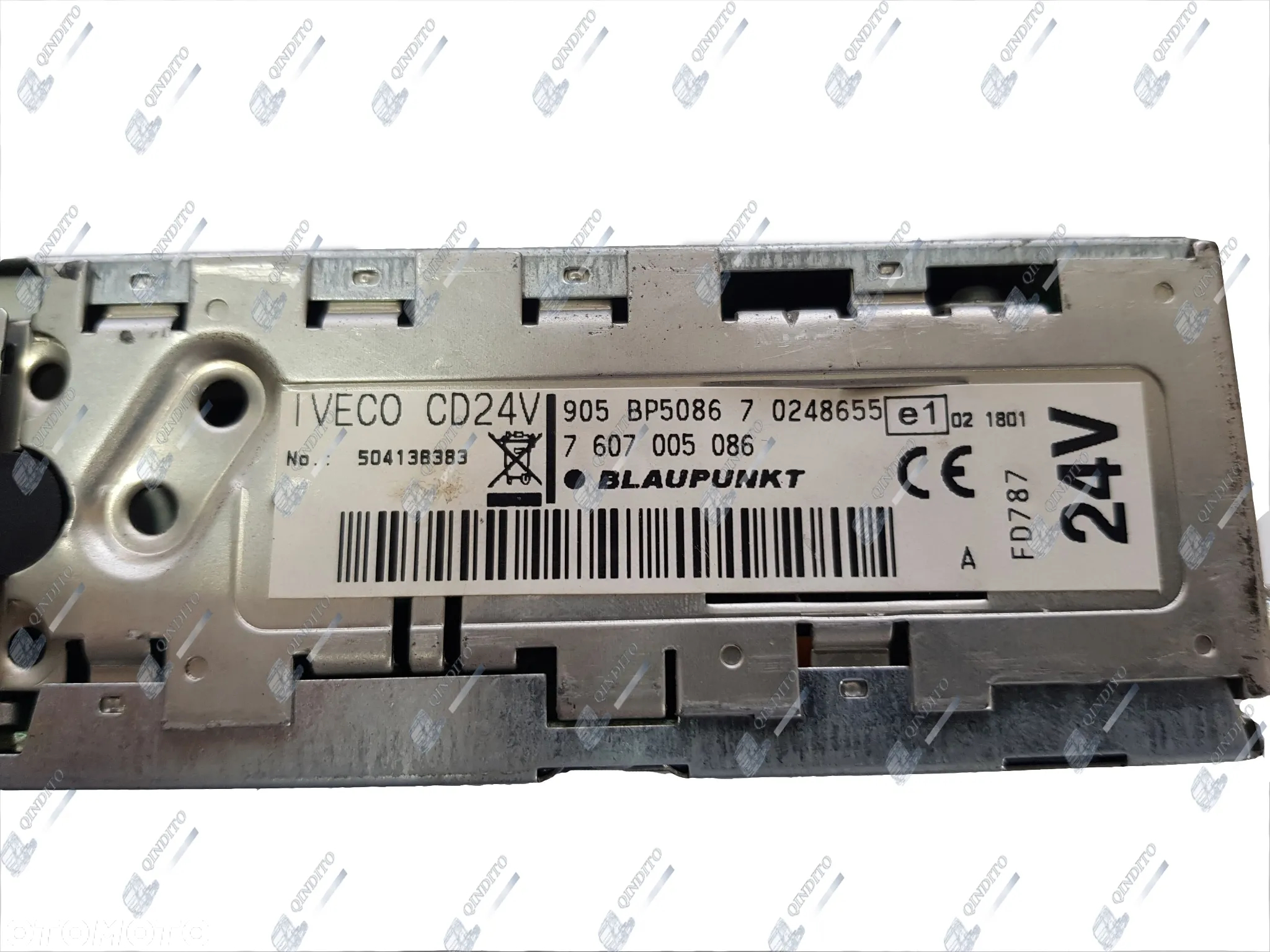RADIO CD FABRYCZNE IVECO RENAULT BLAUPUNKT 504138383 - 2