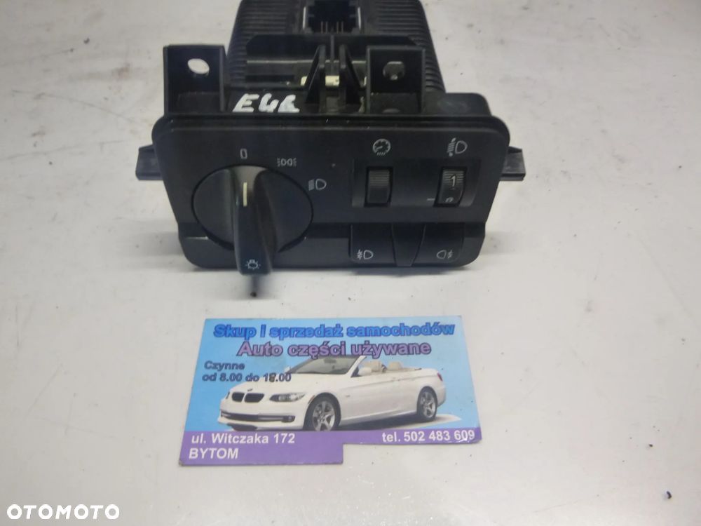 PRZEŁĄCZNIK ŚWIATEŁ BMW E46 1,8 16V KOMBI LIFT 2004r  6919828 - 1