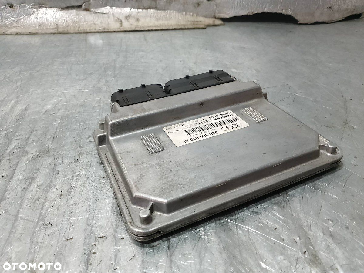 KOMPUTER, STEROWNIK AUDI A4 B6 8E0906018AF 5WP4014404 1.6 8V - 4