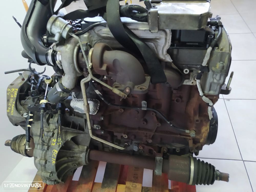 Motor Ford Transit 2.2 TDCI 115cv SRFA - caixa 6 velocidades 8C1R-7002-DG - centralina AC11-12A650-BC - 7