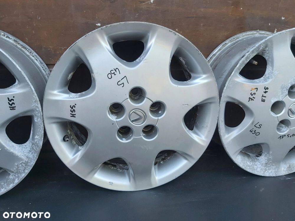 LEXUS LS III 430 alufelgi Oryginał 17 5x114,3 7,5j et45 - 16