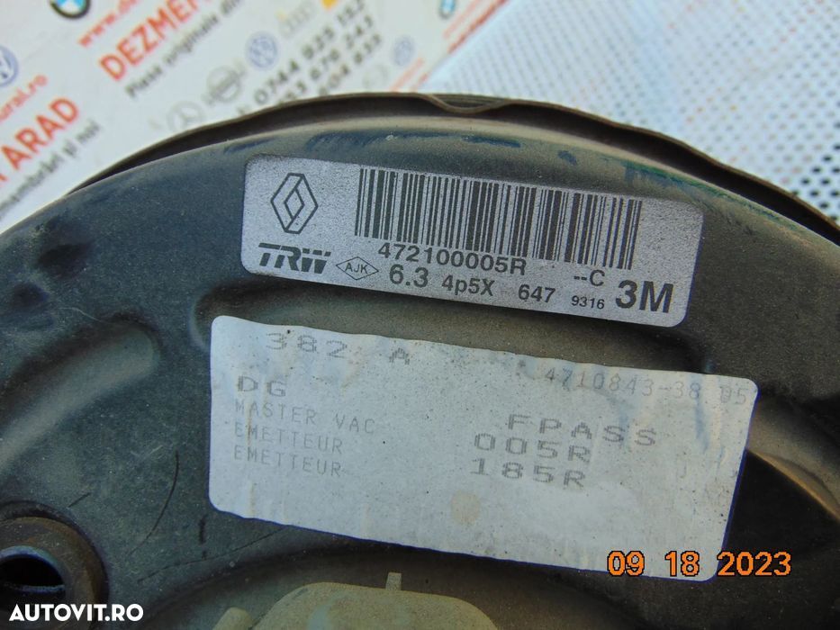 Tulumba servofrana renault Scenic 3 an 2009-2016 pompa servofrana Mega - 2