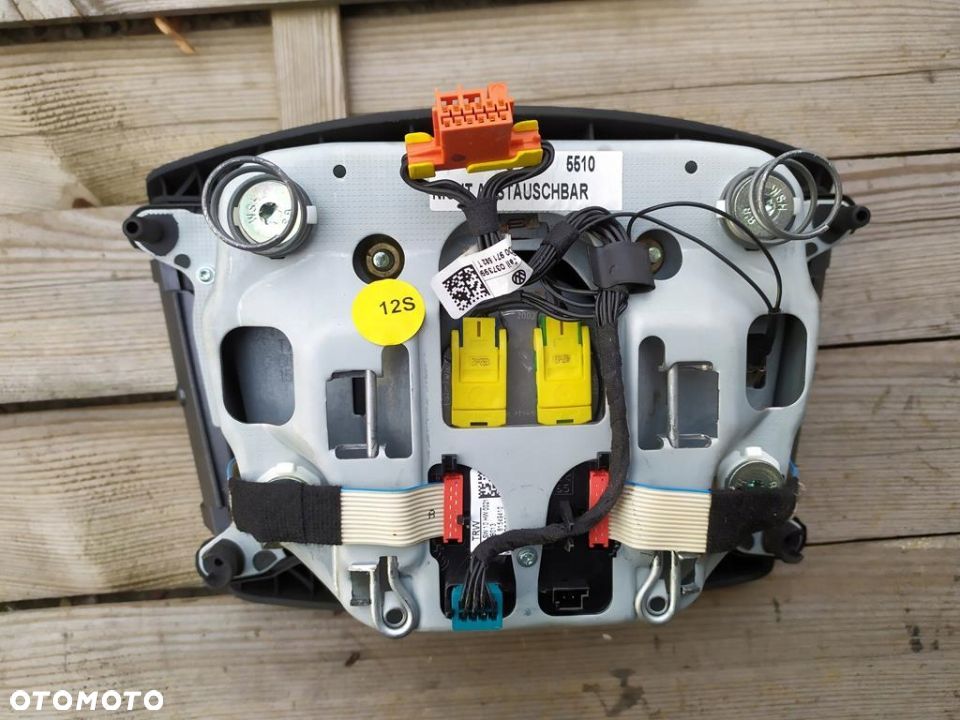 VOLKSWAGEN PHAETON PODUSZKA KIEROWNICY ANTHRAZIT - 6