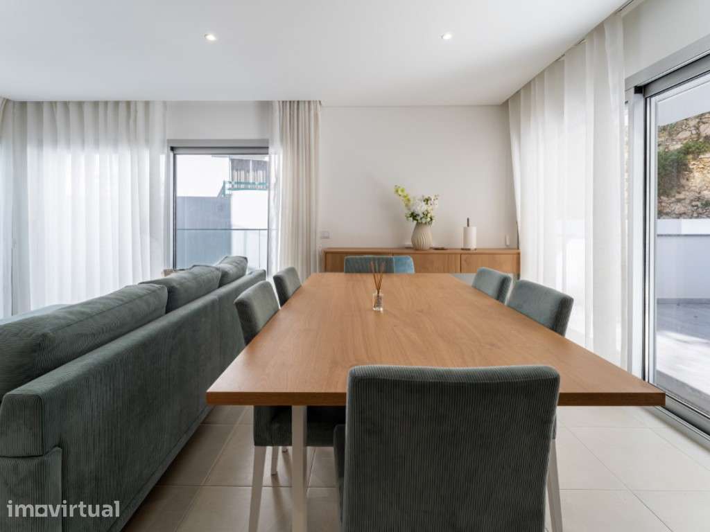 T2 com pátio de 58 m² e piscina com vista mar no Sítio da Nazaré - Grande imagem: 5/34