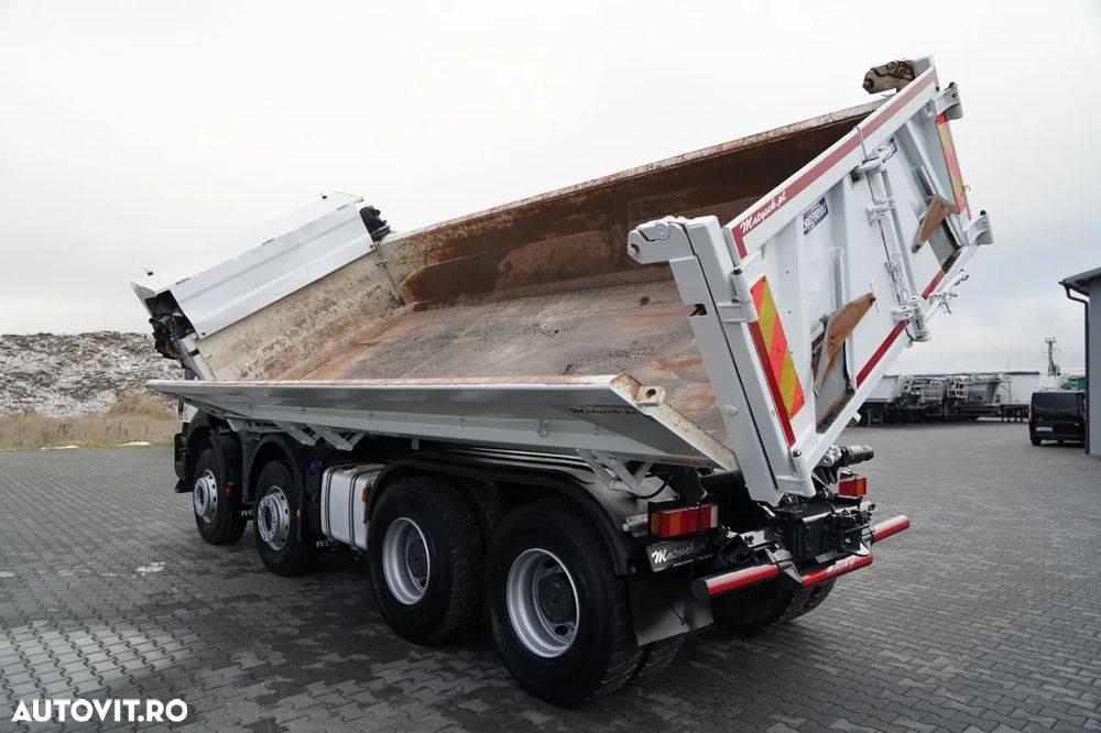 Iveco TRAKKER 450 / 8x4 / BASCULATOR / HYDRODOXY / BORDMATIC / EURO 6 / - 8