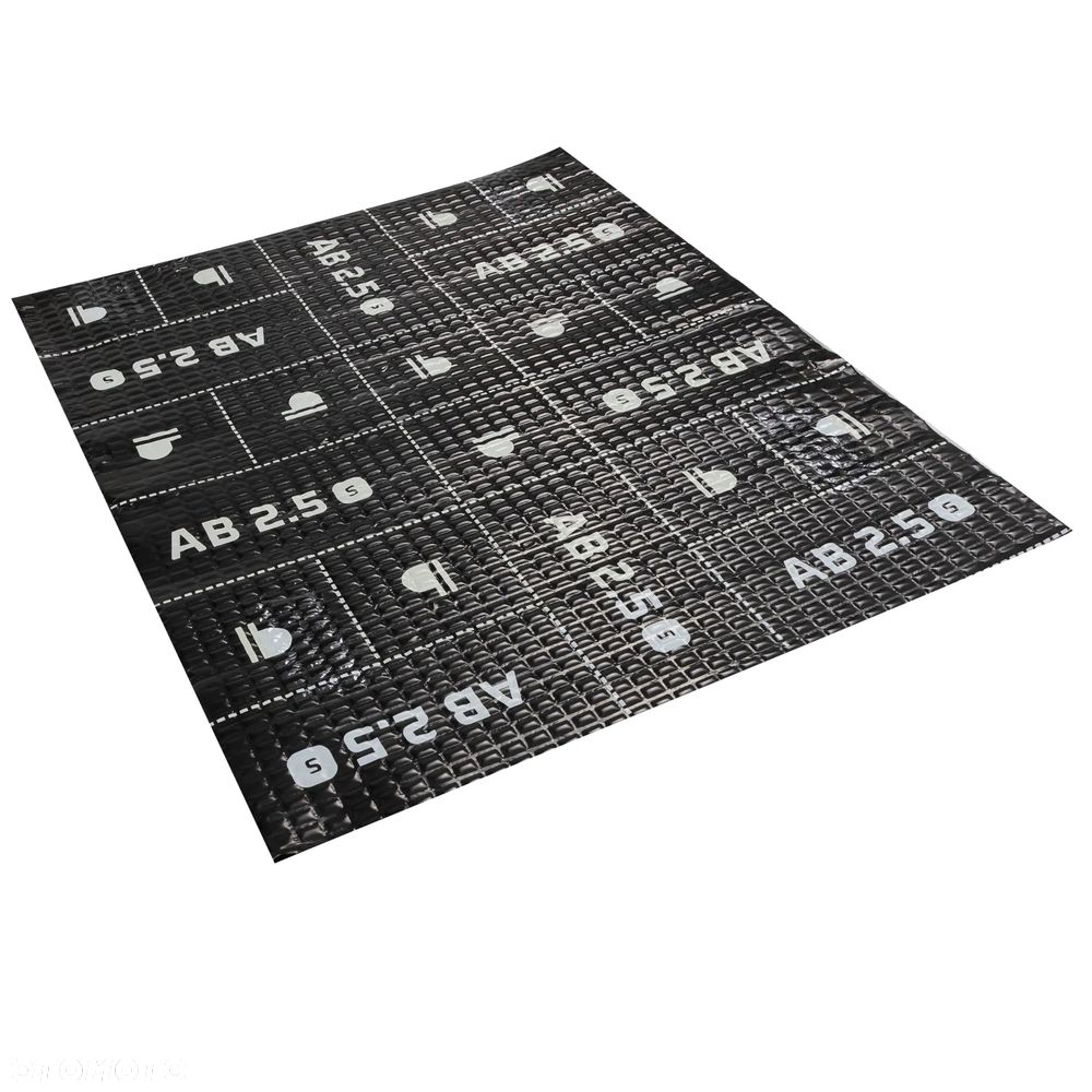 Mata wygłuszająca butylowa Bitmat AB-25 2,5mm 25x50cm - 9
