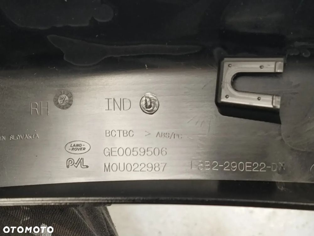 LAND ROVER DEFENDER L663 NAKŁADKA LISTWA BŁOTNIKA LEWA PRAWA TYŁ TYLNA USA + ZACZEPY MOCOWANIE NOWY ORYGINAŁ - 8