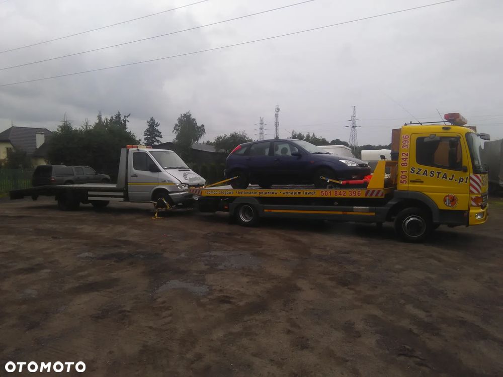 Mercedes-Benz Pomoc Drogowa Lawet Mercedes 917 Hydrauliczna Opuszczana Platforma Wciągarka Widelec Pilot - 2