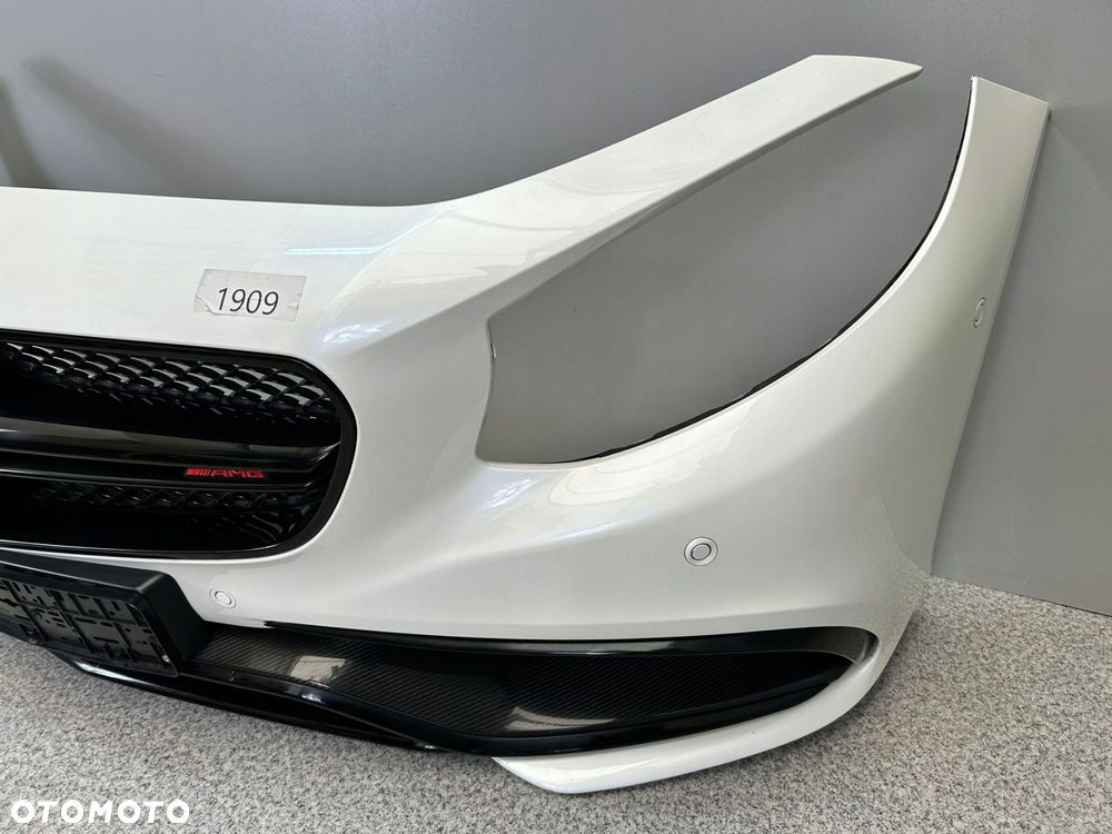 MERCEDES S KLASA COUPE W217 63 S63 AMG ZDERZAK PRZÓD CARBON BLACK - 8