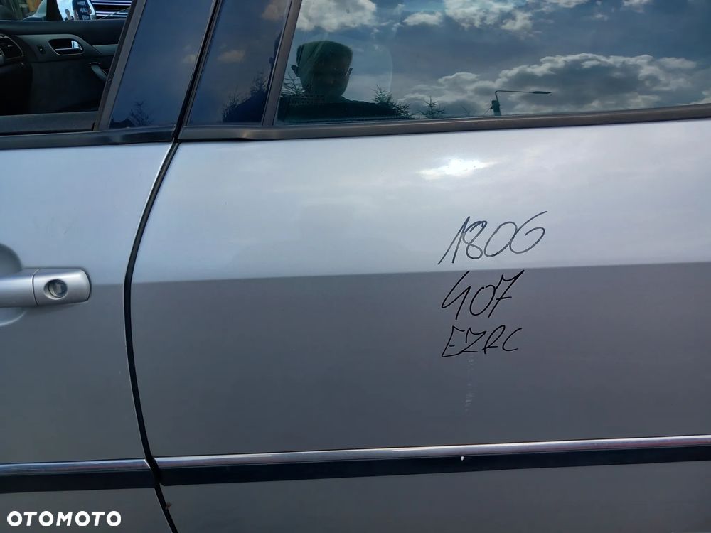 PEUGEOT 407 SW DRZWI LEWE TYLNE LEWY TYŁ KOMBI KOLOR: EZRC - 2