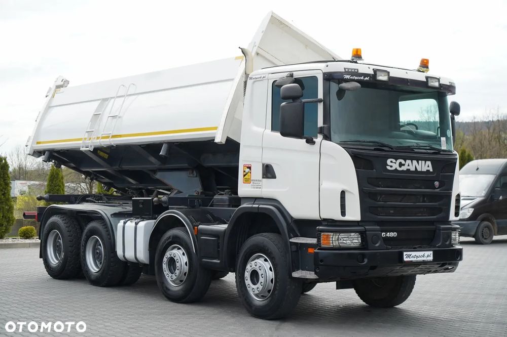 Scania G 480 / 8x4 / WYWROTKA / HYDROBURTA / BORDMATIC / MANUAL - 12