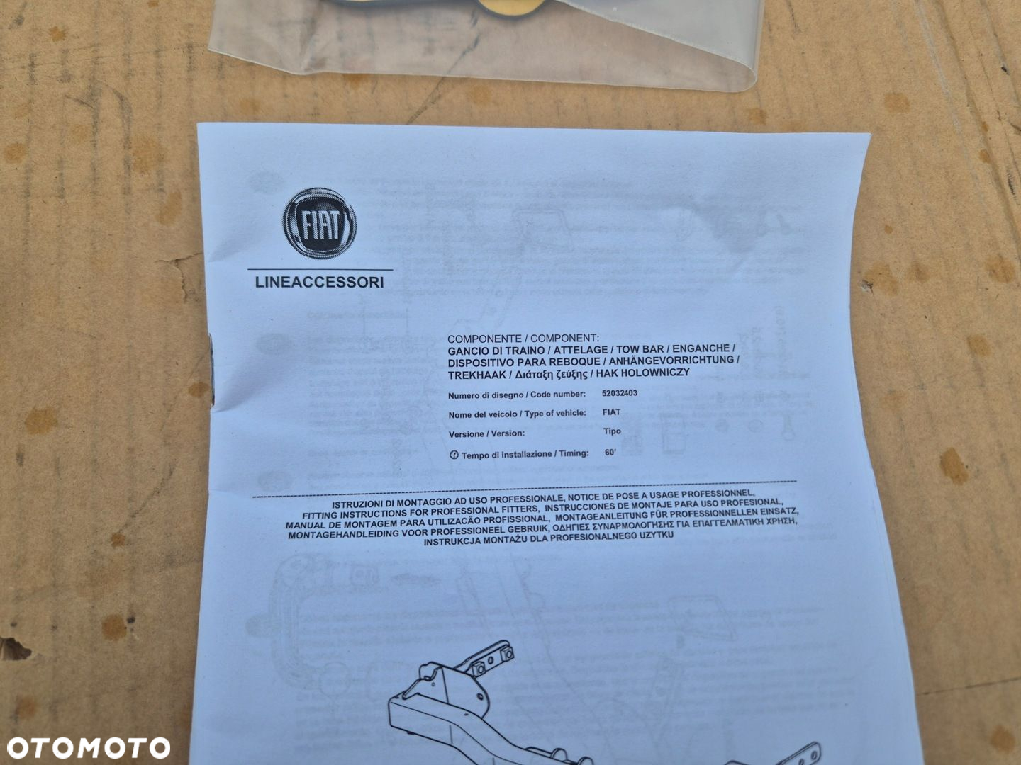 Fiat Tipo sedan.Hak.Westfalia.Nowy.Kula wpinana. - 8