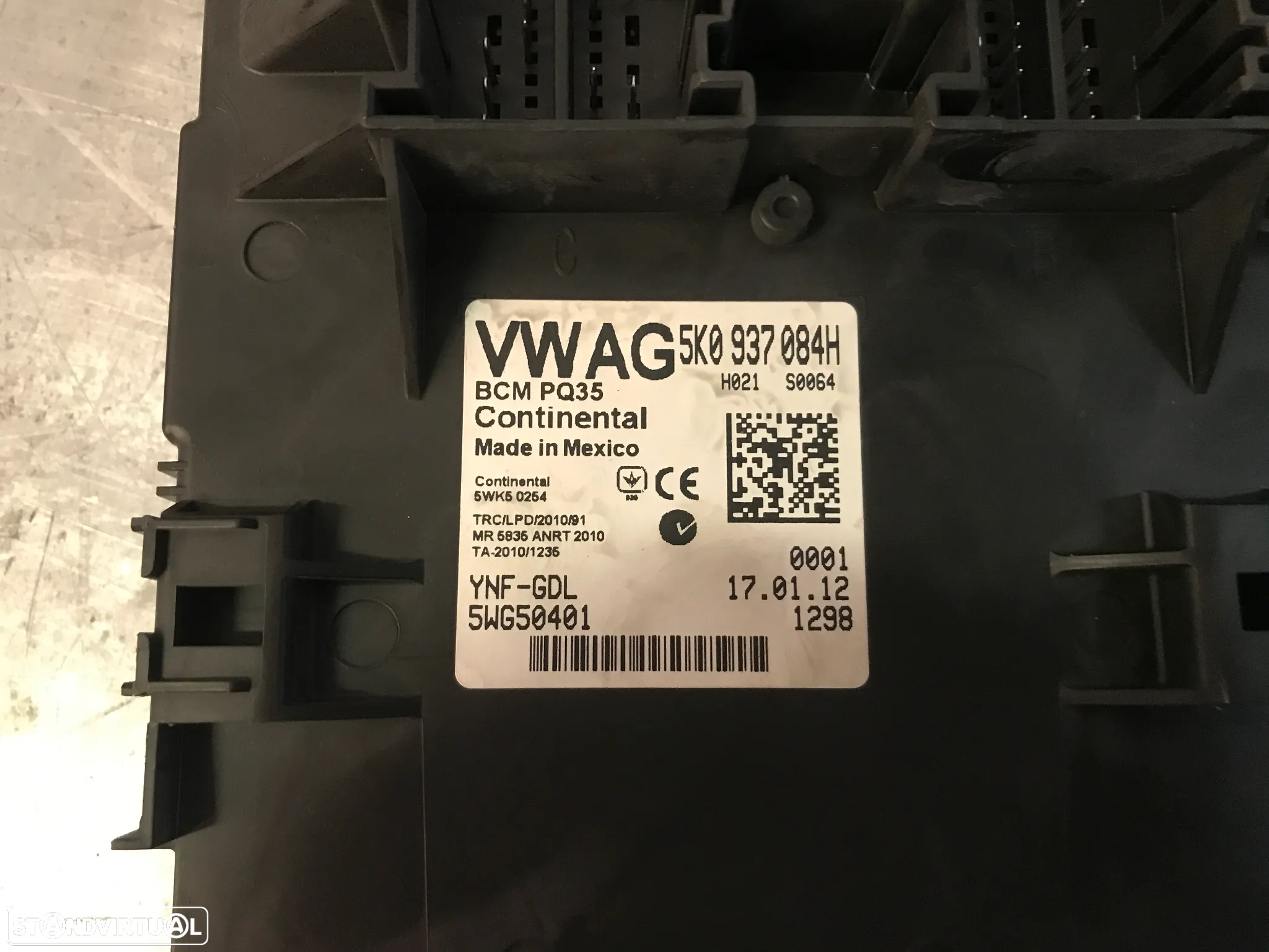 MODULO BCM VOLKSWAGEN GOLF VI / TIGUAN / TOURAN II 5K0937084H - 2