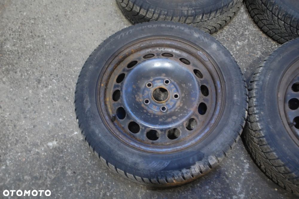 FELGI STALOWE + OPONY ZIMOWE 205/55R16 1K0601027A 5X112 ET50 6.5J SEAT LEON II VW SKODA AUDI - 12