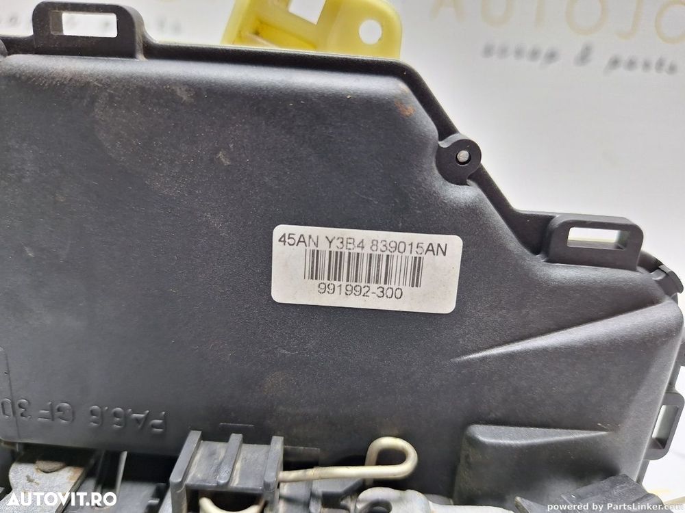 Broasca usa stanga spate SEAT IBIZA IV (6L1) [ 2002 - 2009 ] 1.2 (BBM) 44KW|60HP OEM 3B4839015AN - 2