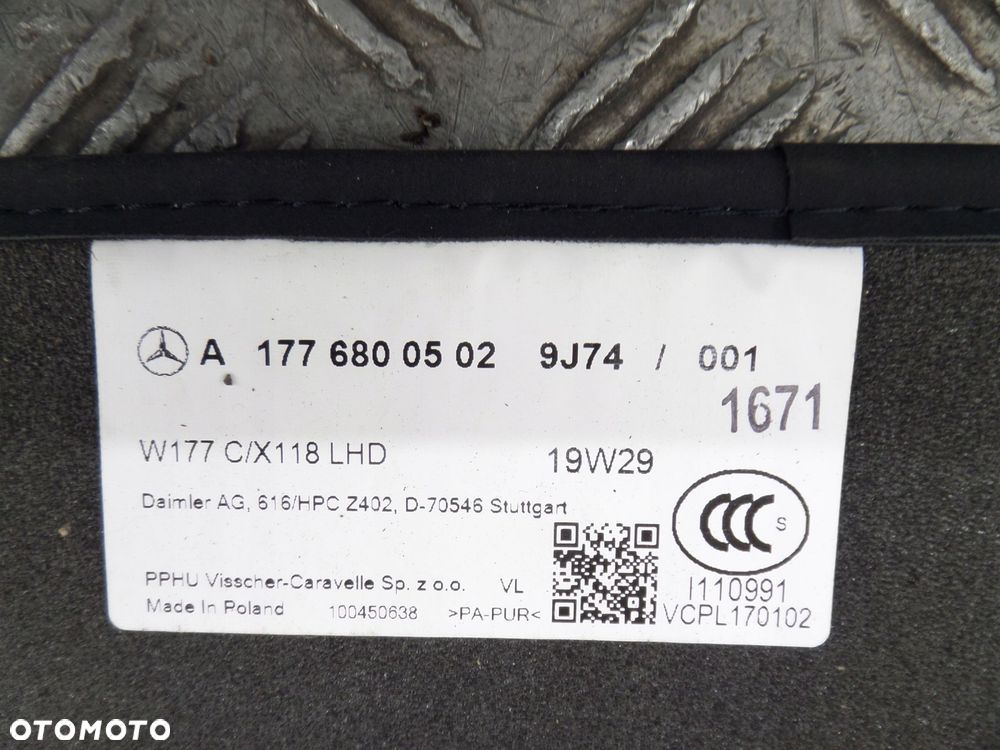 dywaniki welurowe mercedes benz a-klasa w177 a177680602 amg - 9