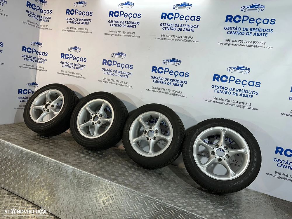 .Conjunto Jantes 16 Originais BMW Style 102 5x120 ET47 7J 6758187 2003 - 2008 - 3
