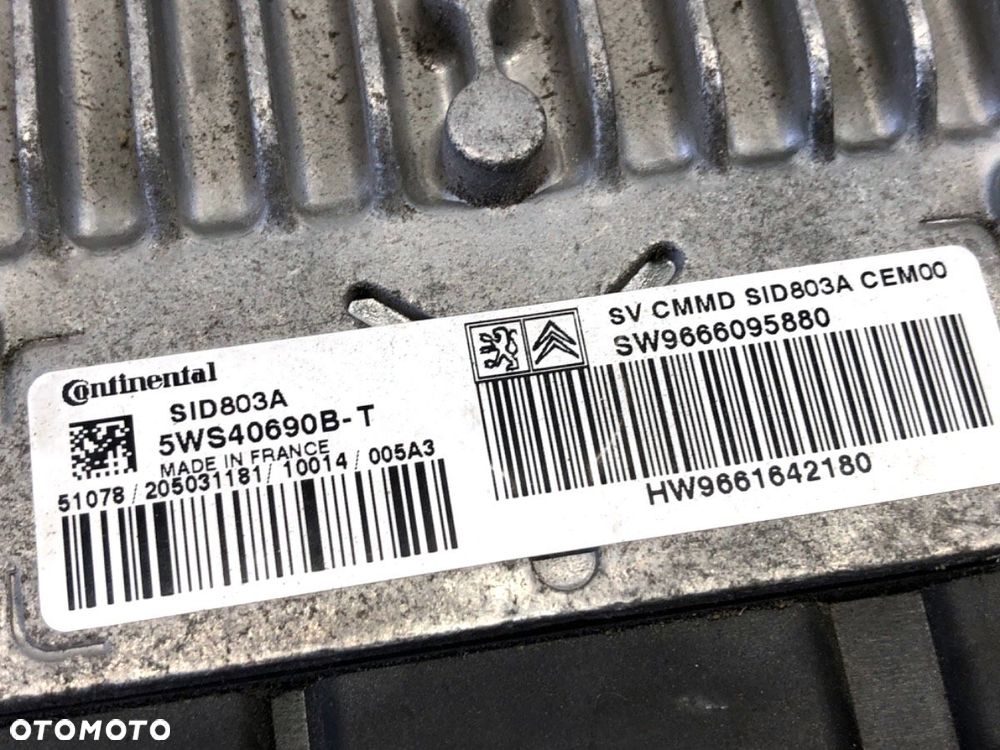 KOMPUTER SILNIKA  CITROEN C4 GRAND PICASSO I (UA_) 2006 - 2013 2.0 HDi 138 100 kW [136 KM] olej - 4