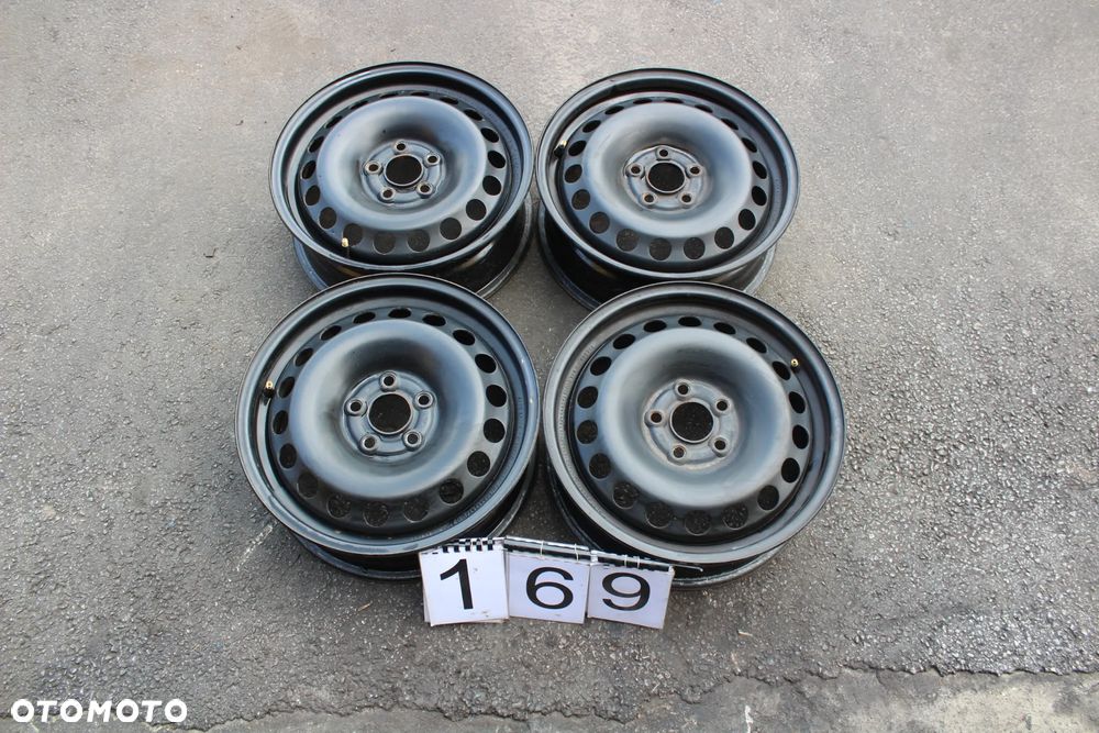 FELGI STALOWE Audi A1, Seat Ibiza, Skoda Fabia, VW Polo  5x100Ø57  5.5x15  ET40 - 1