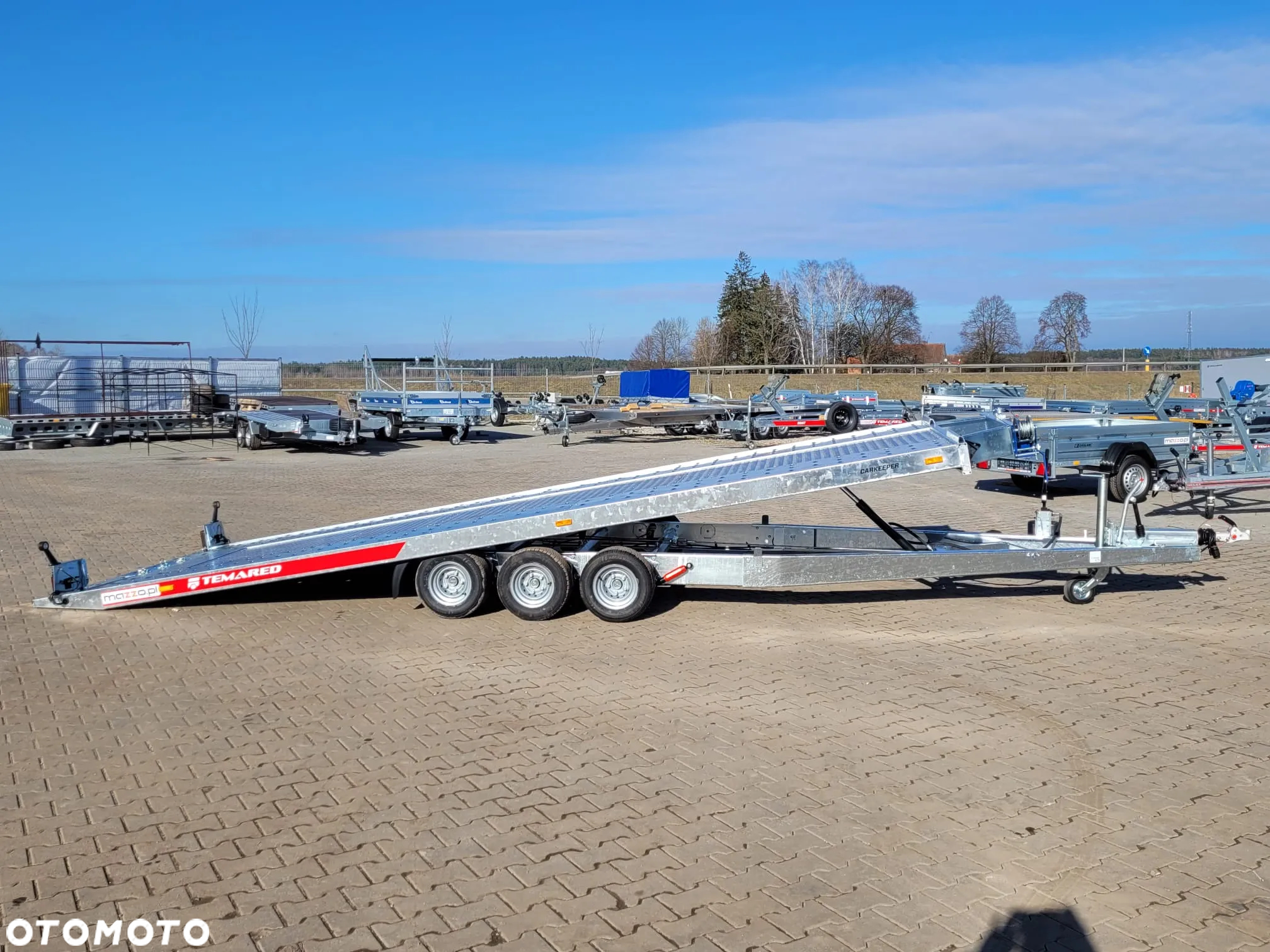 TEMARED Laweta uchylna hydraulicznie 580x206cm DMC3500kg 3-osiowa, wypełnienie z blachy SOLIDNA I MOCNA - 12