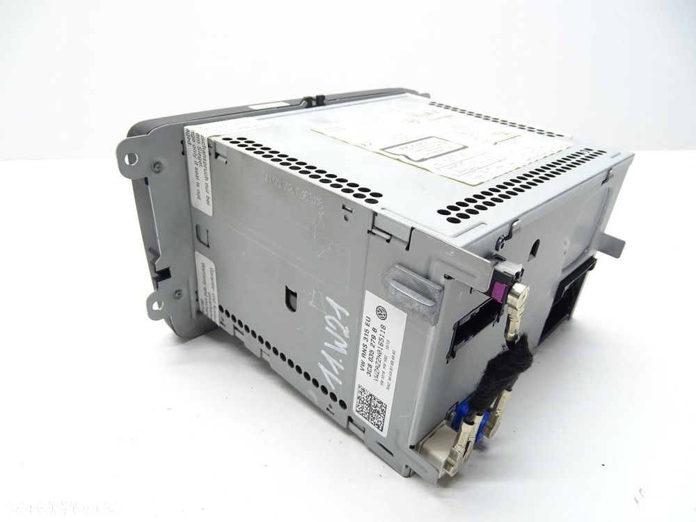 RADIO RADIOODTWARZACZ CD NAVI NAWIGACJA 3C8035279B VW PASSAT CC LIFT - 6