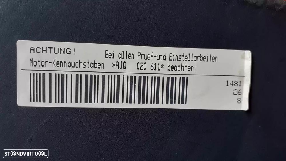 MOTOR COMPLETO AUDI TT 1999 -AJQ - 5