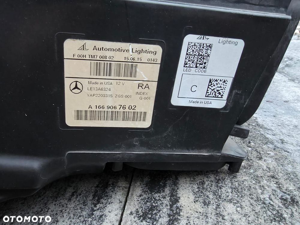 mercedes gle w166 166 lampa prawa przód full led inteligent ils a1669067602 - 12