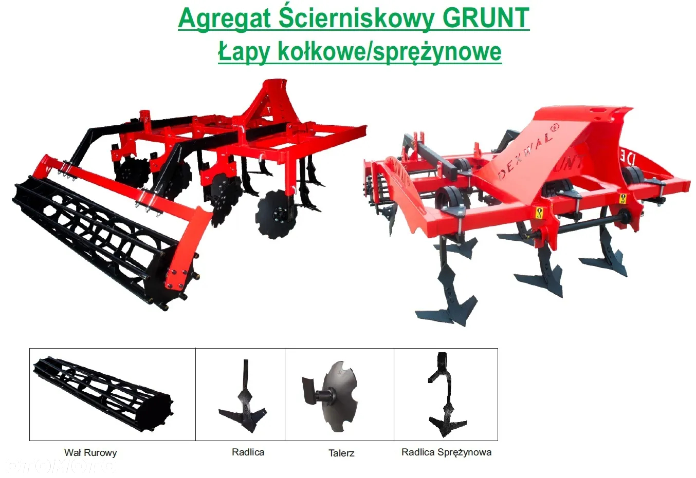 Agregat podorywkowy ścierniskowy Grunt 2,2 m Dexwal - 5