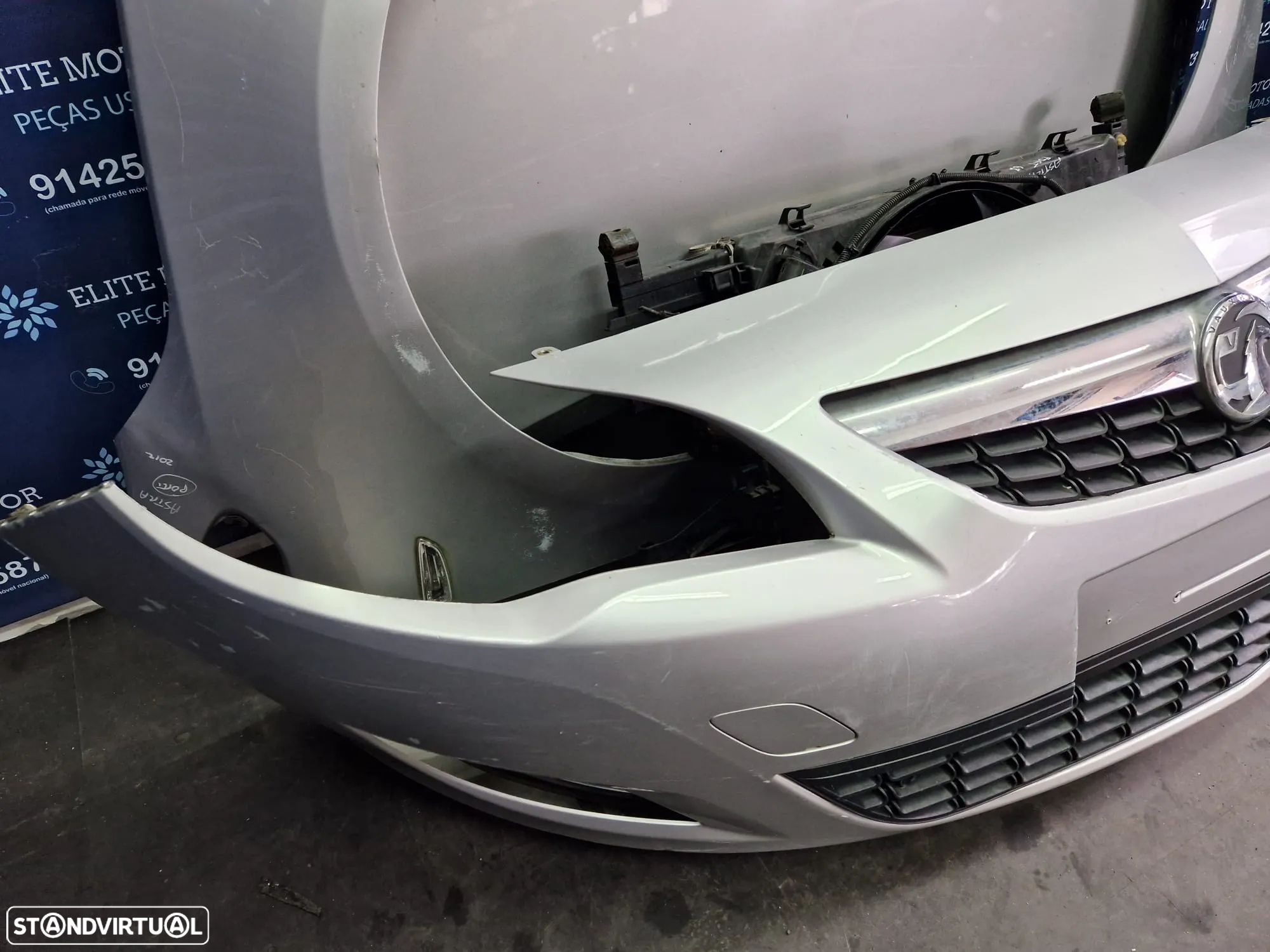 Frente completa usada OPEL ASTRA J 5 PORTAS capot parachoques guardalamas oticas - 6