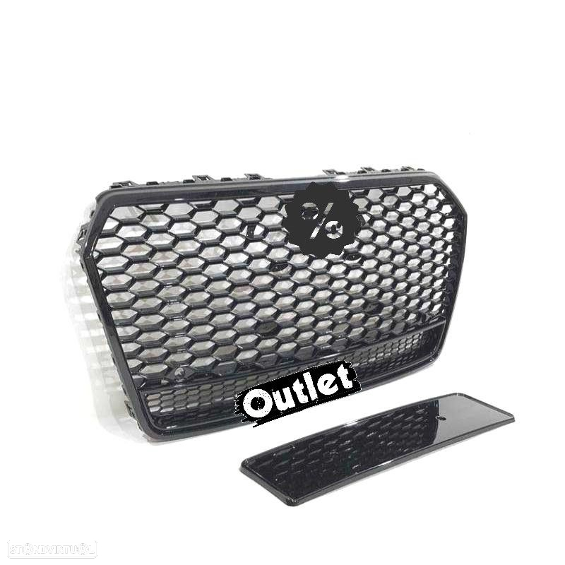 C011492C2 GRELHA DIANTEIRA AUDI A7 LOOK RS7 15-18 PRETO - 8