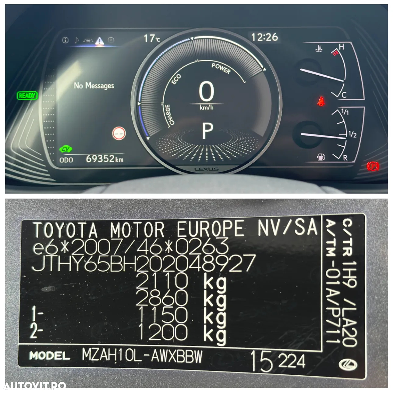 Lexus UX 250h 2.0L HEV 20H- (178 HP) 4X2 CVT Executive - 27