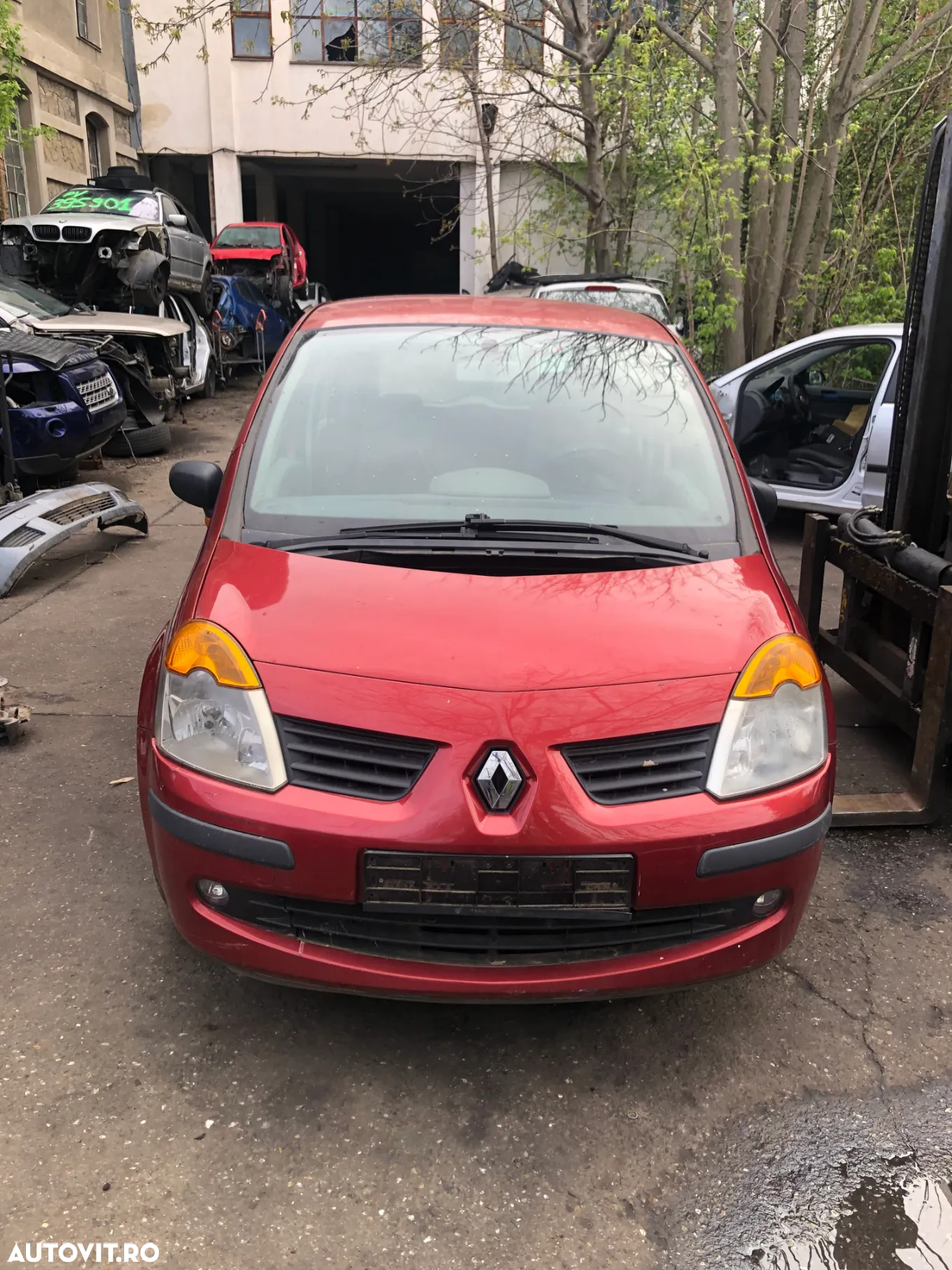Dezmembrez Renault Modus 2006 1.2 benzina 12v visiniu rosu - 6