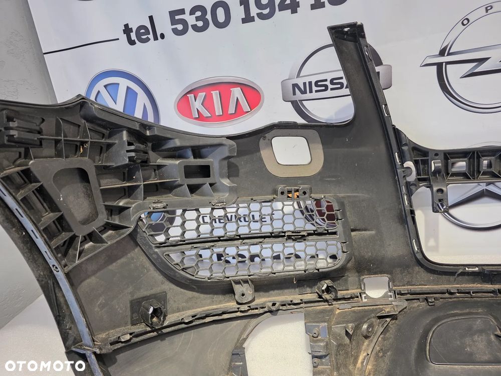 VW TOUAREG 7L6 LIFT 07-10 ŁADNY ZDERZAK PRZEDNI PRZÓD NA SPRYSKI + 6xPDC KOLOR CZARNY METALIK + KRATKI + OSŁONA POD ZDERZAK NR 7L6807221 NR AUKCJI NZ1897 - 35