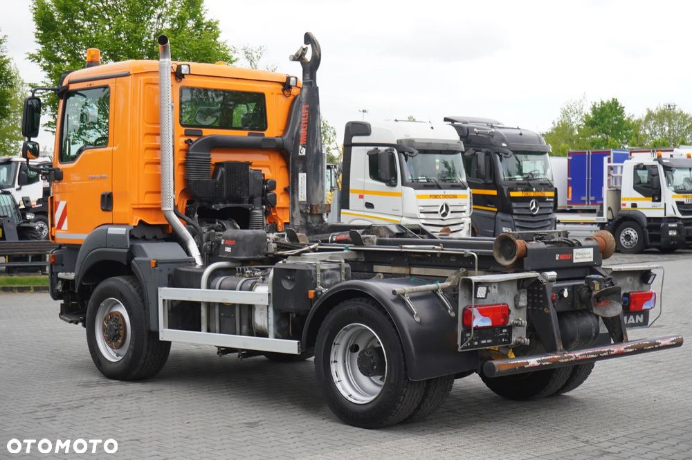 MAN TGM 13.290 / 4x4 / 30 tys. km!!! / hakowiec HIAB XR8S3250 / DMC 15 ton - 6