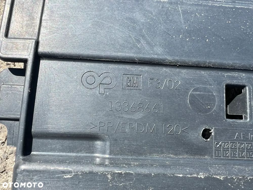 Osłona pod zderzak przedni Wzmocnienie dolne zderzaka przedniego do OPEL Astra J 2013-2018 Lift Hokej Listwa - 2