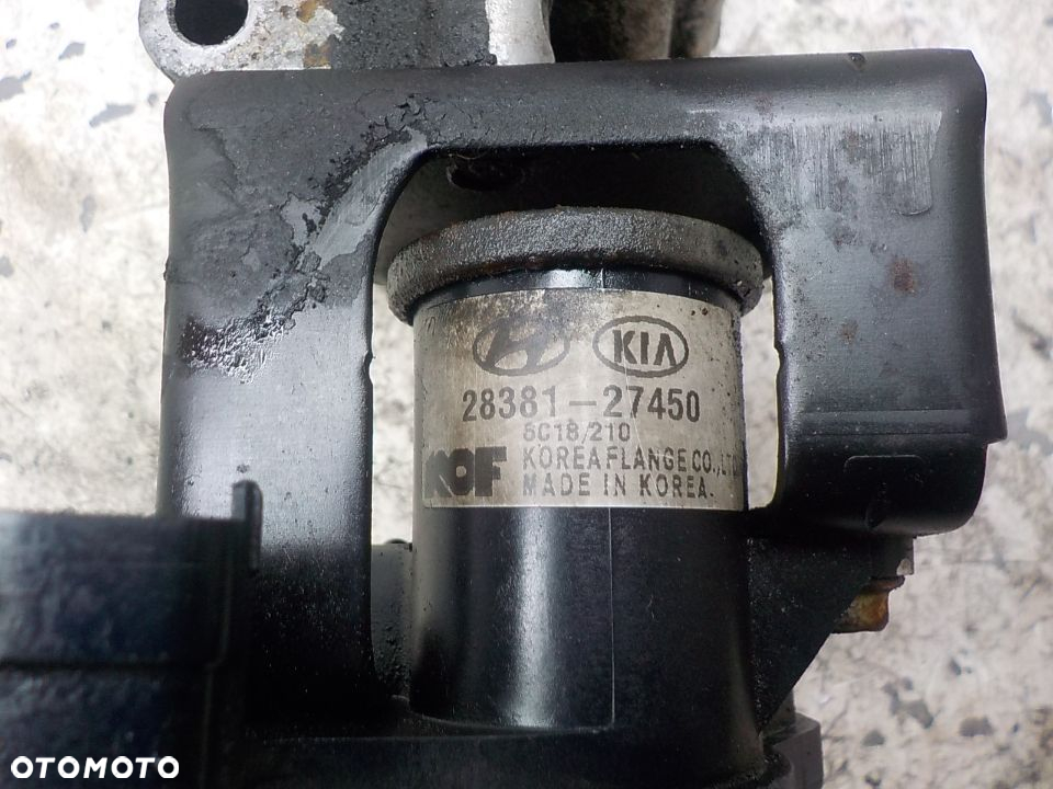KIA HYUNDAI 2.0 CRDi  KOLEKTOR SSĄCY NASTAWNIK  28381-27450 - 2