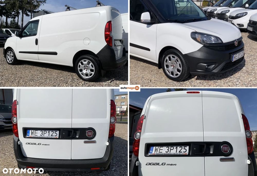 Fiat PROFESSIONAL DOBLO L2 Long VAN MAXI WZMOCNIONY Ładowność 961kg, Homologacja cięż. VAT-1, HAK 1300kg wpinany, BAGAŻNIK, Alarm, Czujniki parkowania, Halogeny, Podgrzewane fotele, Koła 16' MOCNY NAPĘD 1.6 MultiJet, 105KM Emisja spalin Euro-6, Skrzynia biegów 6cio stopniowa! Oryginalna zabudowa paki, - 3