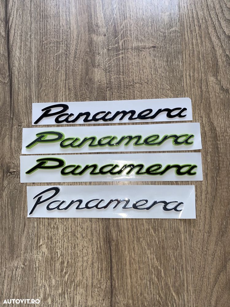 Scris Logo Emblema Spate Haion Portbagaj Porsche - 5