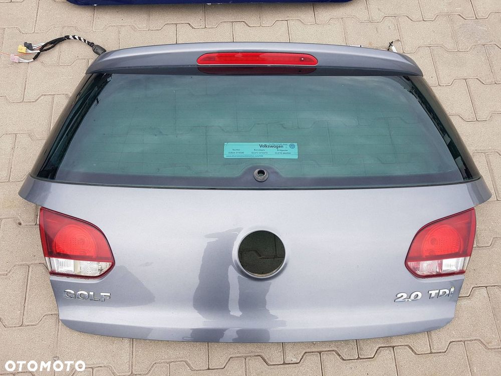 VW GOLF 6 VI 08-13r HB KLAPA BAGAŻNIKA TYŁ TYLNA LA7T - 1