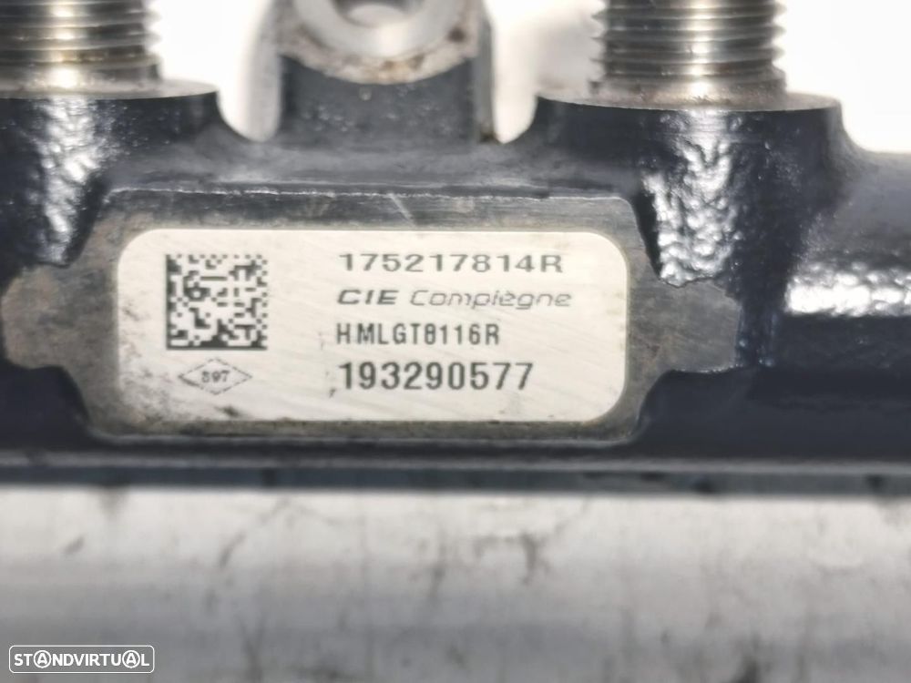 Régua de Injeção RENAULT GRAND SCENIC IV 1.7 Blue dCi 175217814R MOTOR R9N401 - 4