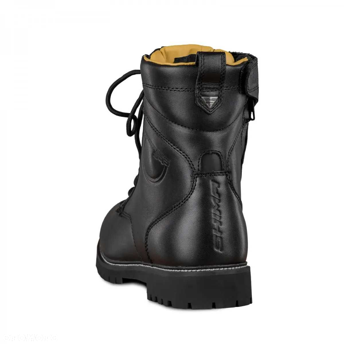 Motocyklowe skórzane buty SHIMA THOMSON BLACK - 4