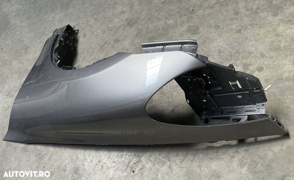 Aripa fata stanga completa originala PORSCHE CAYENNE 2 an 2010-2014 stare perfecta cod 7P5821251 - 3