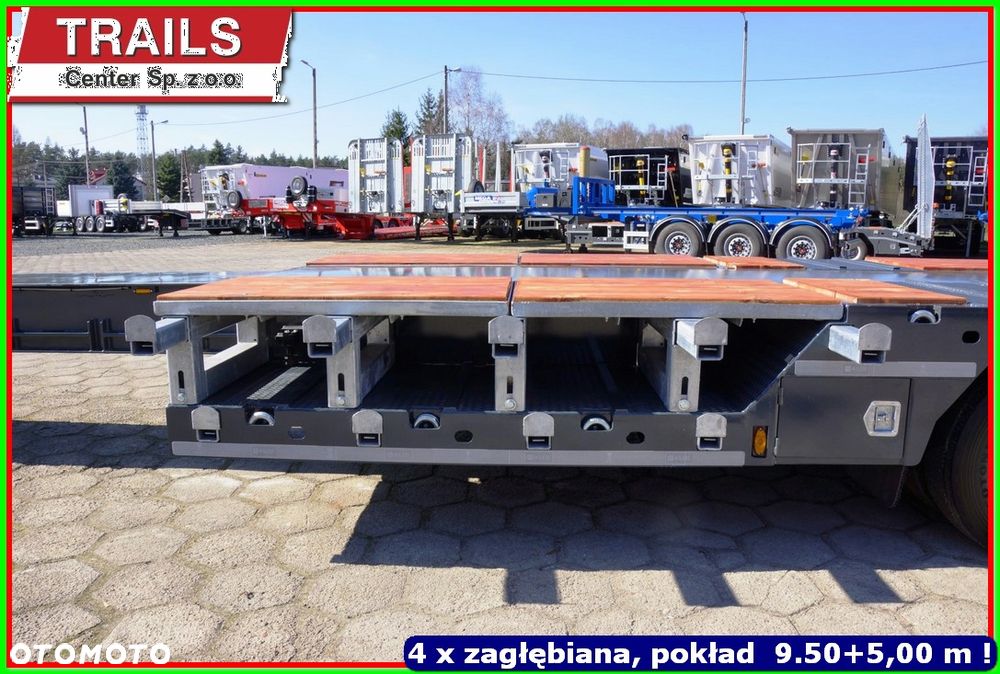 Inny Niskopodwoziowa ład. 43 T, rozciągana do 18,60 m, 4 x załębiana !!! - 18