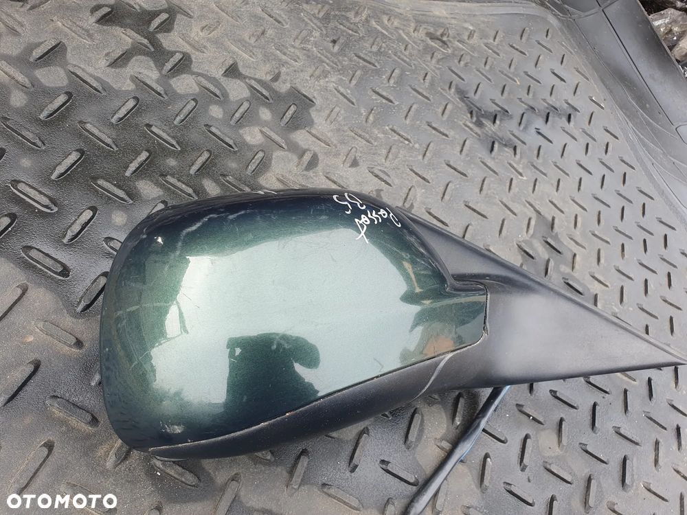VW PASSAT B5 LUSTERKO PRAWE ELEKTRYCZNE 5PIN ZIELONE LC6M - 3